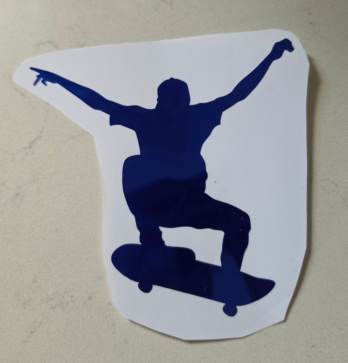 Skater vinyl decal
