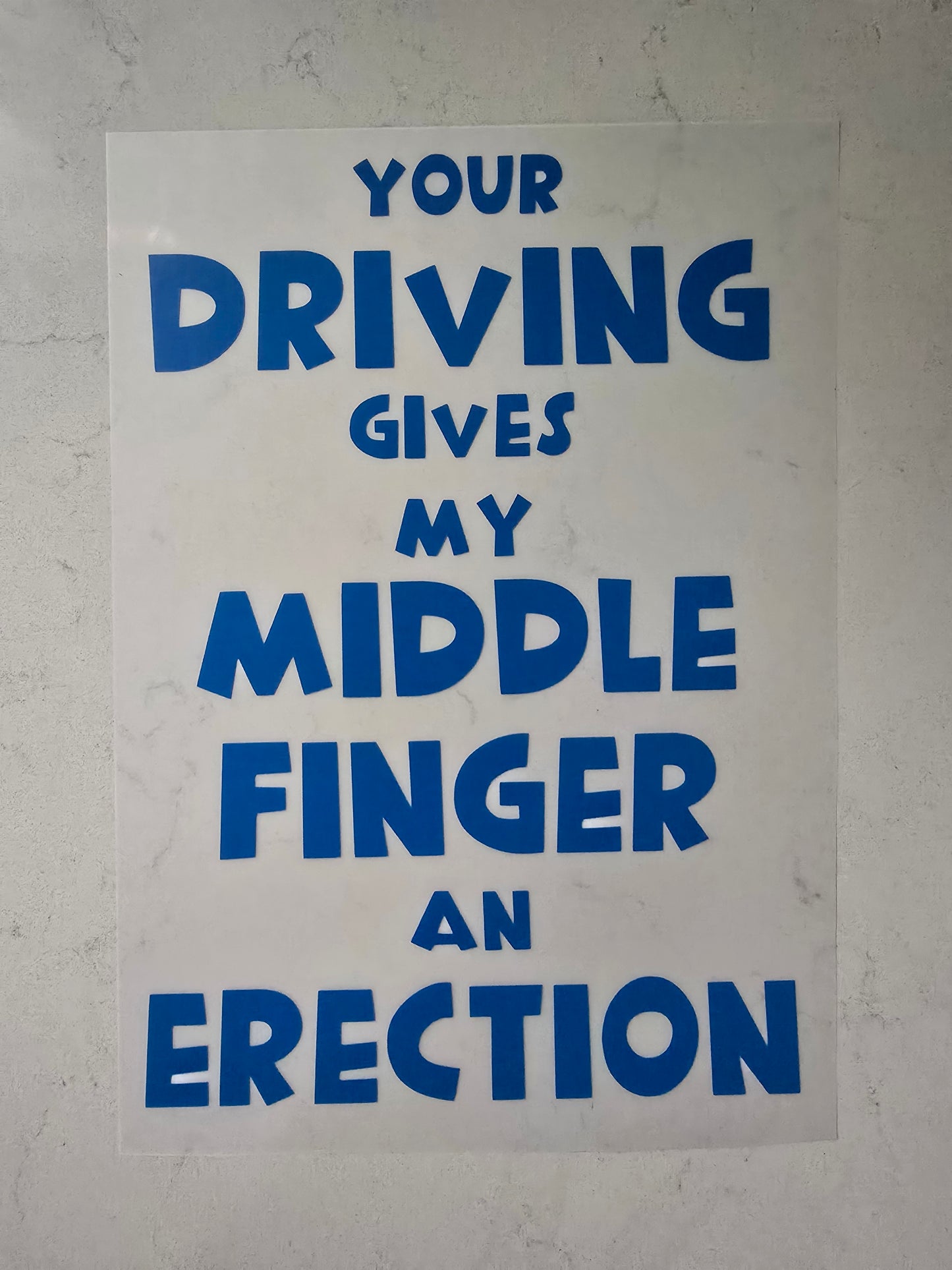 Custom car decal
