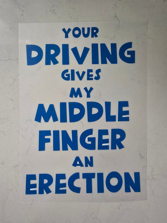 Custom car decal
