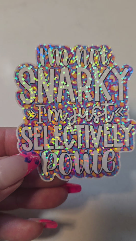 Holographic sticker