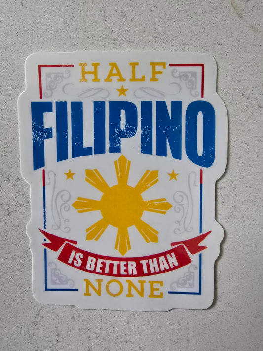 Half Filipino
