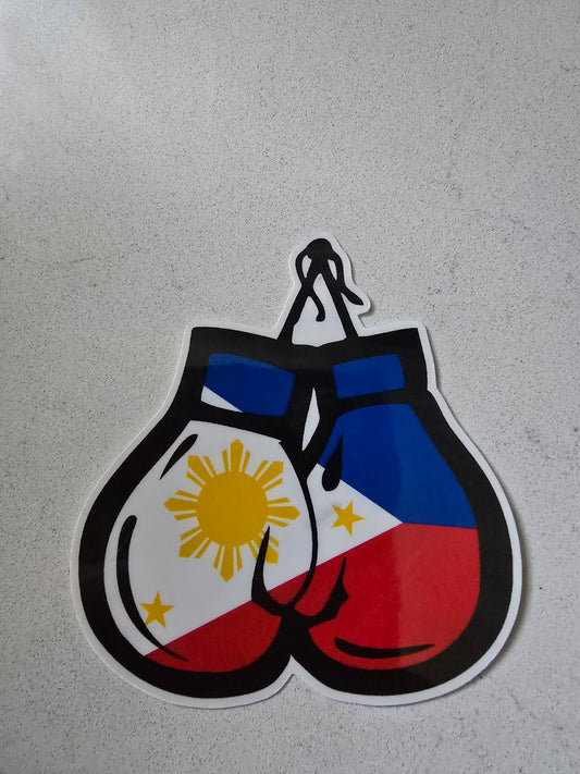 Filipino boxing gloves sticker