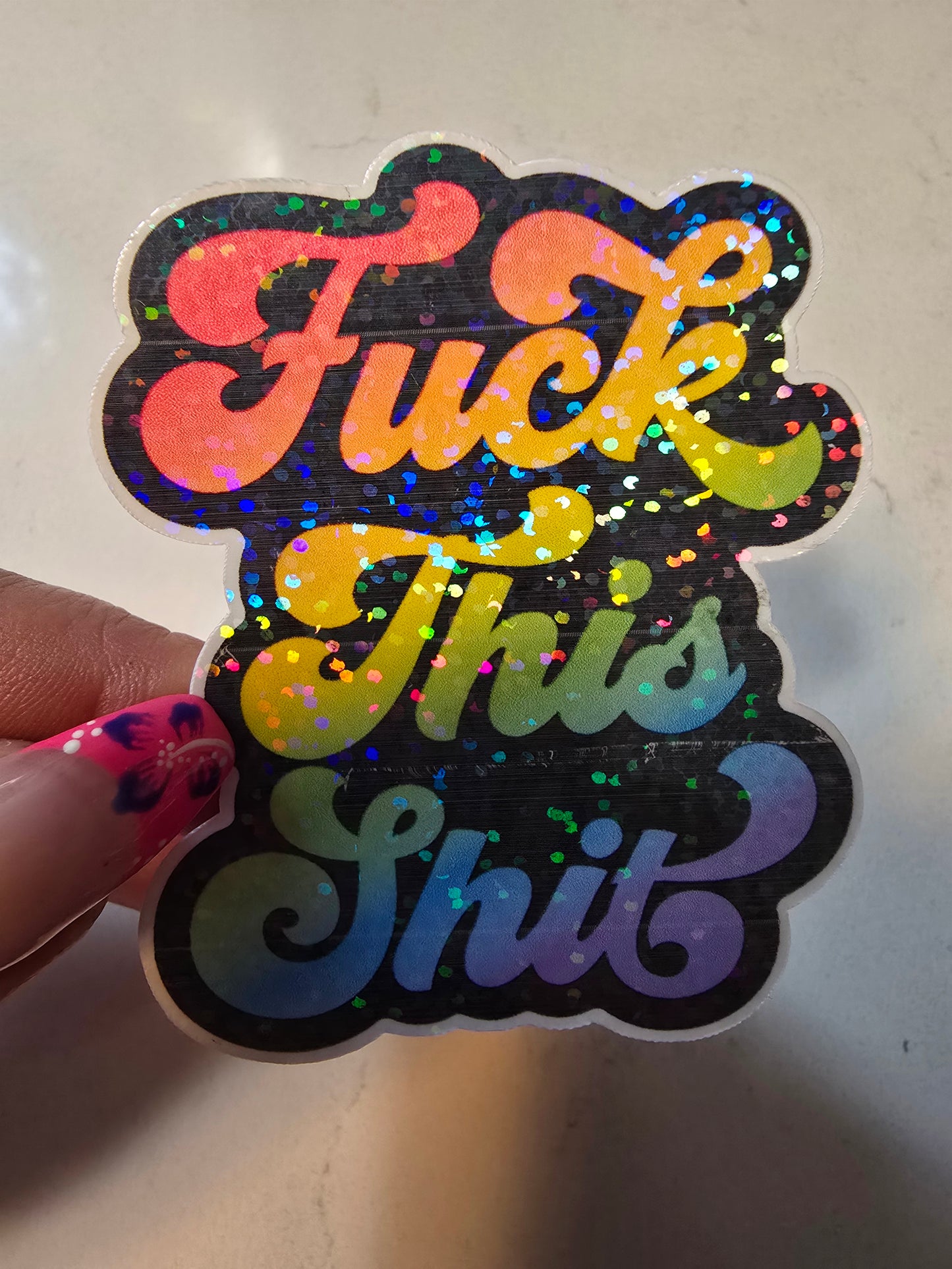 Holographic sticker