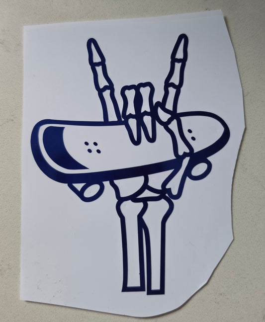 Skater vinyl decal