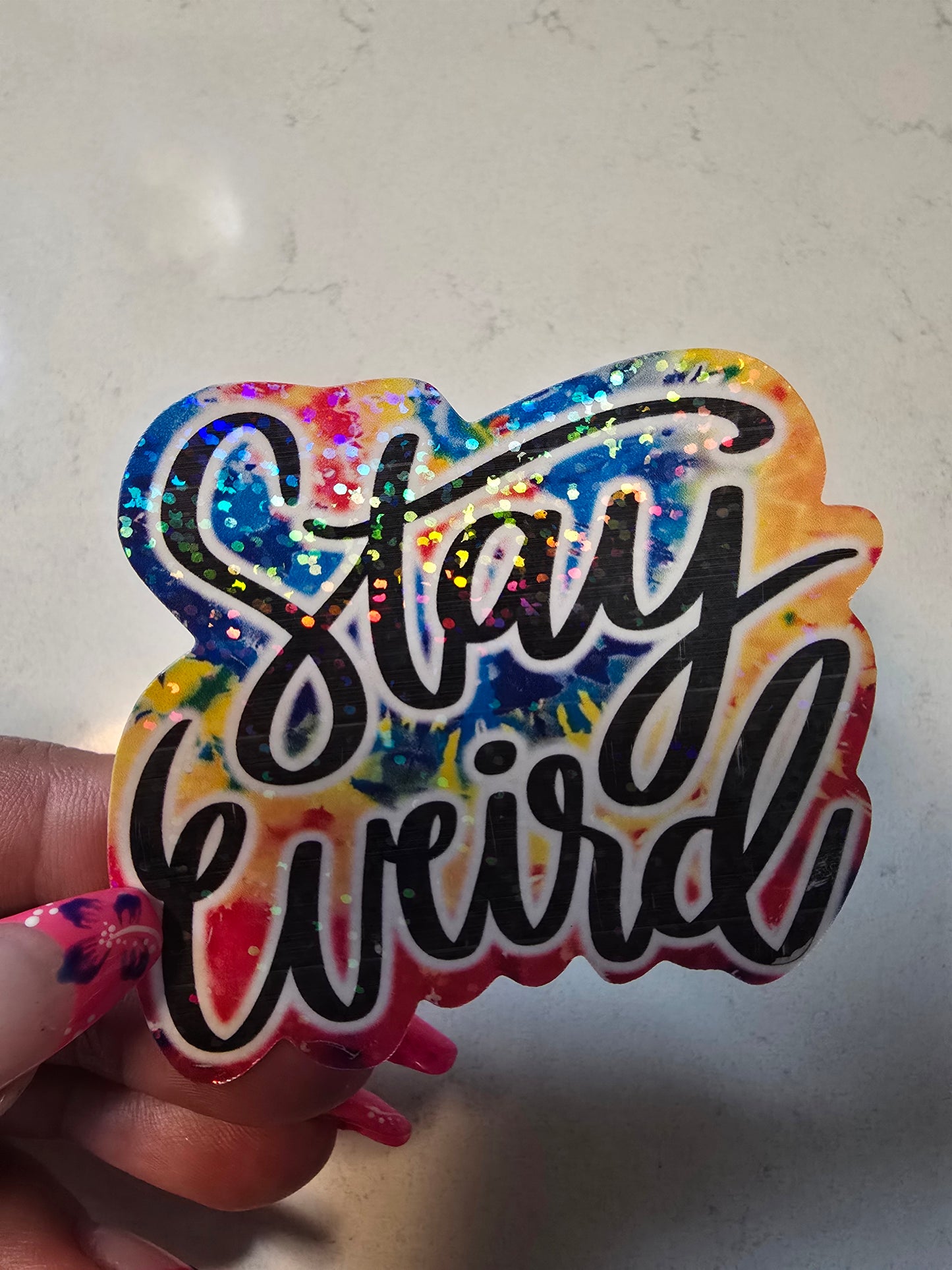 Holographic sticker