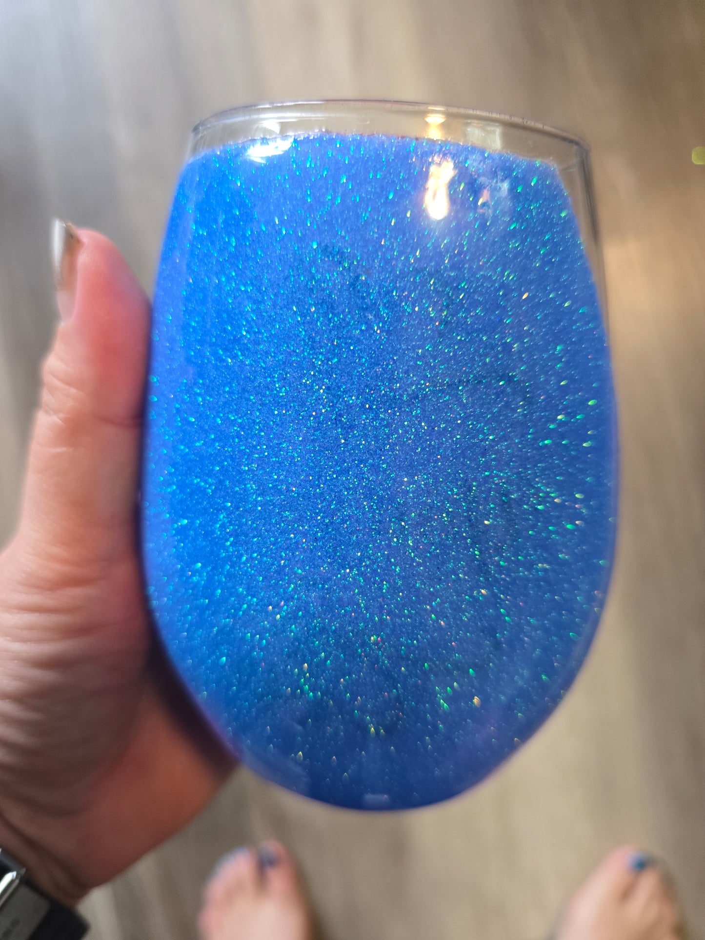 Custom wine glass