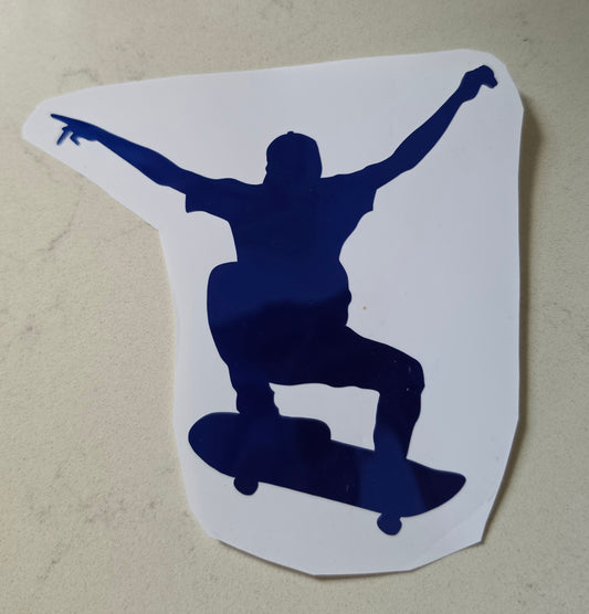 Skater vinyl decal