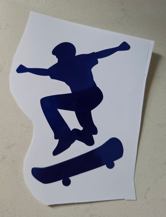 Skater vinyl decal