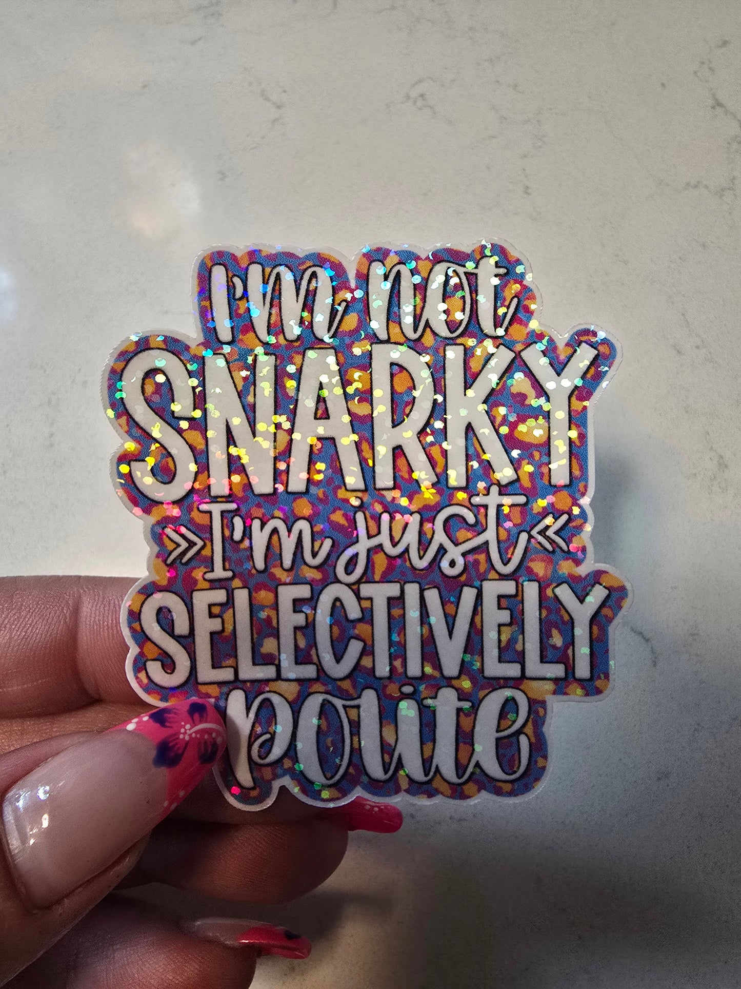 Holographic sticker
