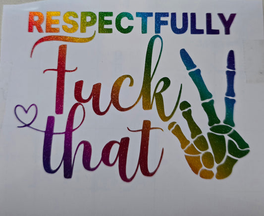 Adult theme vinyl decal